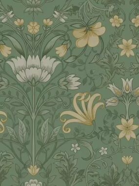 2 Rolls HOLDEN Vintage Floral Green Statement Wallpaper